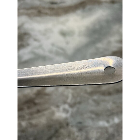 Vintage ACE Servespoon /Slotted Serving Spatula Stainless 9 Inch - Picture 3 of 5